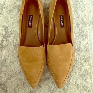 Nine West Taupe Loafers